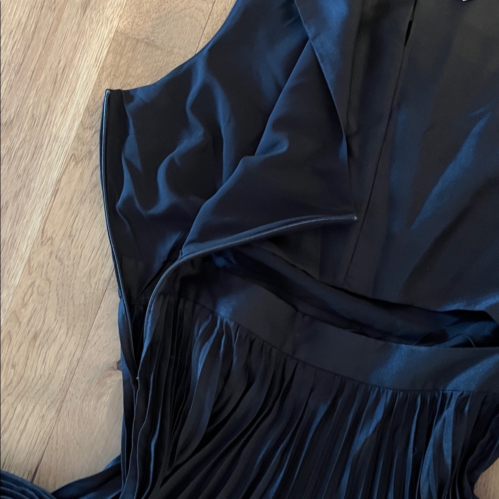 Banana Republic Classic Black Midi Dress with back cutout - Picture 13 of 14